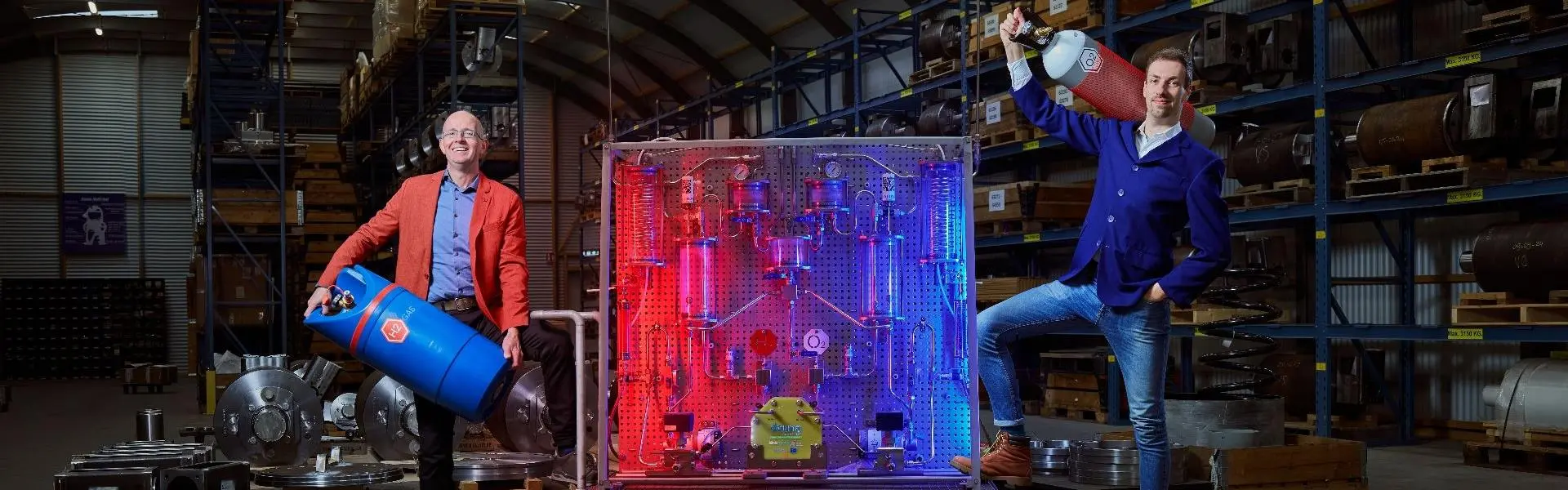 Technical test setup during engineering work